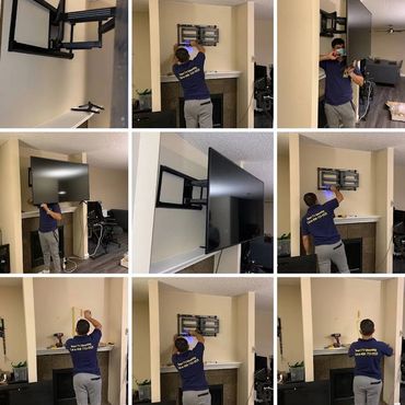 Ensuring that the TV mount was not only aesthetically pleasing but also functional and secure