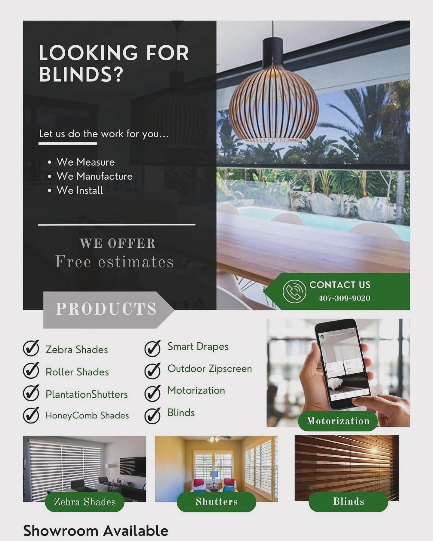 We manufacture, measure, and install.