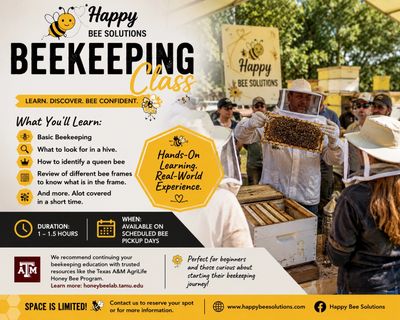 Beekeeping Class 210 859 4700