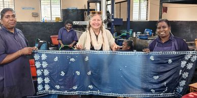 Guest on Kerala Textiles tour