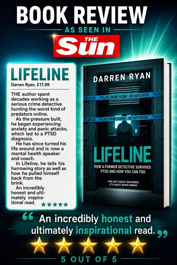 Book review of Lifeline by Darren Ryan, praised as honest and inspirational.