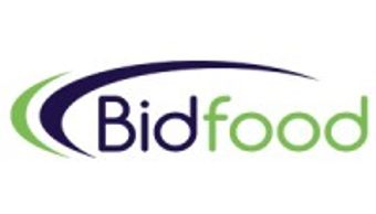 Bidfood logo with stylized swoosh design in green and dark blue.