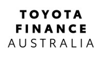 Toyota Finance Australia logo with bold black text on white.