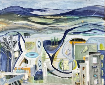 MOUNTAIN HARMONY
Acrylic mixed media on 24X30", 1.5" deep gallery wrap canvas