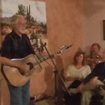 Jack Williams at our first House Concert
