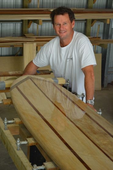 Greg Facer - Founder of Bare Naked Boards - Wooden Surfboard Shaper
