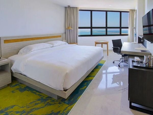 Interior de habitación hotel double tree by hilton veracruz