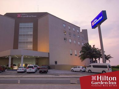 Fachada del Hotel Hilton Garden Inn Veracruz
