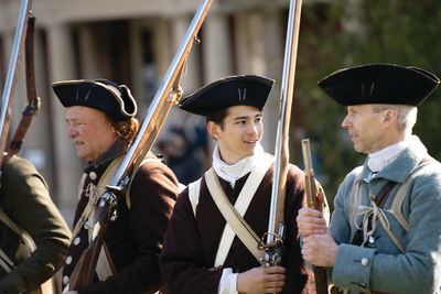 Multiple generations of historic reenactors prepare for Patriots' Day 2024