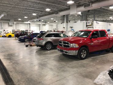 ABRA of Sioux Falls North interior body shop