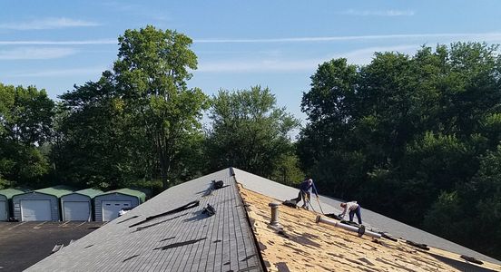 Commercial roof job