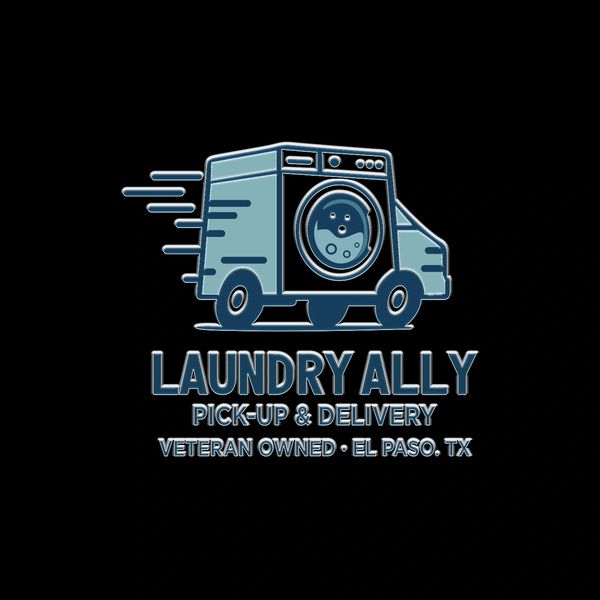 Logo of Laundry Ally, a pick-up and delivery laundry service in El Paso, TX.