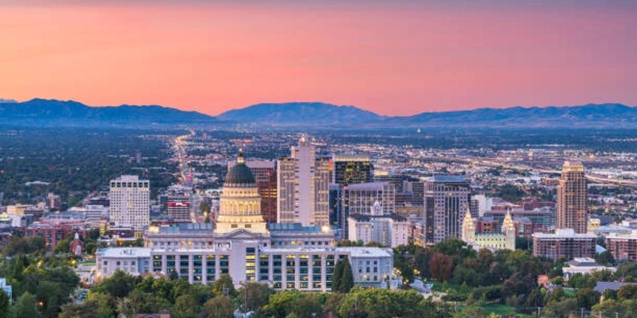 Salt Lake City and State Capitol