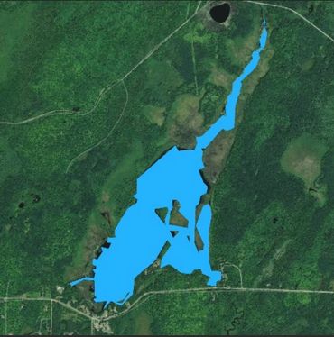 map of fishtrap lake