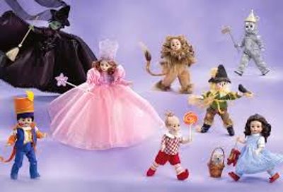 Madame Alexander The Wizard Of Oz Doll Collection. All WOZ characters 8" and 10" dolls, Dorothy