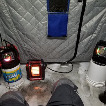 Ice Fishing fully guided all equipment provided.