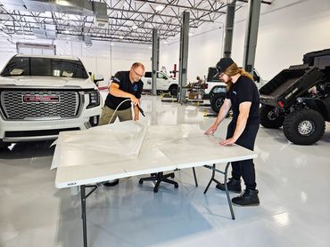 Paint protection film install on gmc