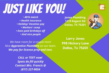 Craftsman Publication Hiring Postcards