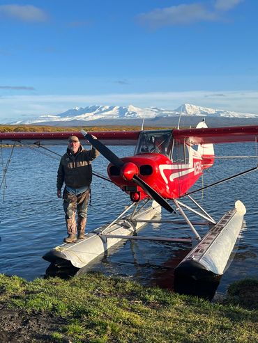 Legendary Alaska Guide and Outfitter, Gary "Butch" King, still flying newly restored N3584Z, the 19