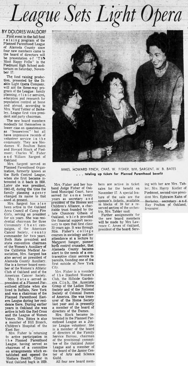 Oakland Tribune — Oakland, California, 1962
Mrs. Fisher and her husband Judge Fisher of Oakland Muni