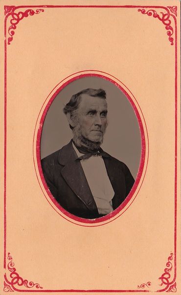 Portrait of Charles DeWitt Gibson from the Laura A. (Waterous) Gibson family photo album.