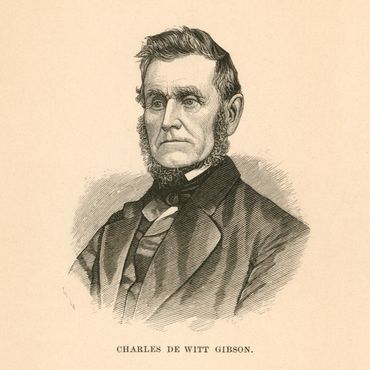 C.D.W. Gibson (1800-1876)
Pioneer Settler of Grand Blanc, MI
Father of  C.W. Gibson
