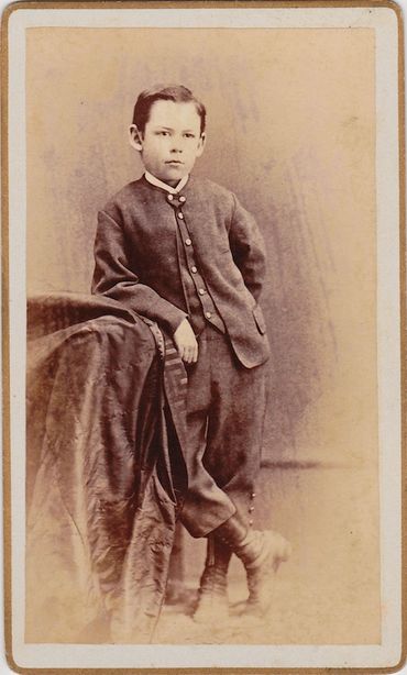 Houdd DeWitt Gibson as a boy.