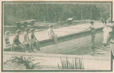 Del Valle Farm Preventorium Swimming Pool, 1928.