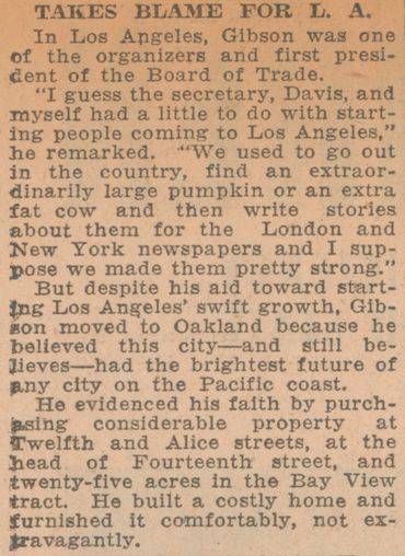 Takes Blame for L.A.
Excerpt from the Leo raridan interview (Pt. 2)