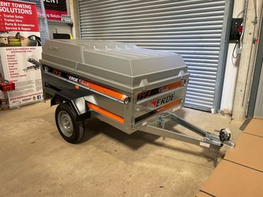 Erde 193 Trailer With Lockable ABS Cover