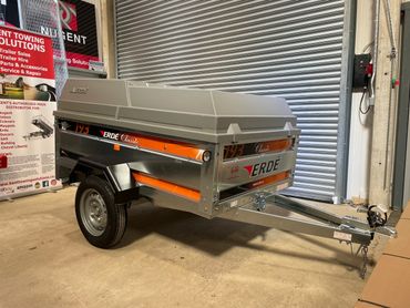 Erde 193 Trailer With Lockable ABS Cover