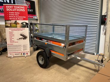 Erde 143 Trailer With 440mm Mesh Sides