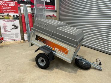Erde 122 Trailer With ABS Lockable Cover