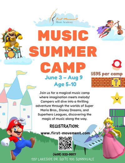 Music Summer Camp Brochure