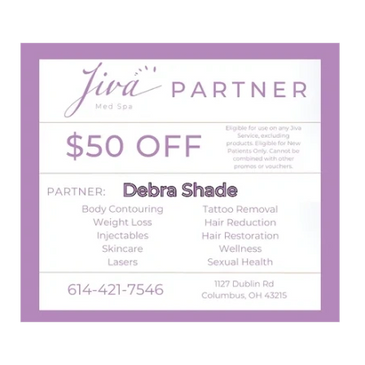 Imaging with $50 discount by using the name Debra Shade when booking a service. 