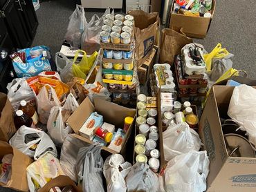 Small portion of non-perishable food items for our Hurricane Helene Relief Run