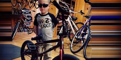 New bike day and a cool dude