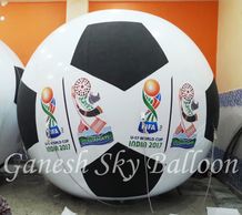 Fifa World Cup India 2017 Advertising Sky Balloon Guwahati, Fifa World Cup Sky Balloon, Sky Balloon for Fifa World Cup in Guwahati.