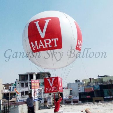 V mart Advertising Sky Balloons, Sky Balloons, Advertising Sky Balloons, Sky Balloon Manufacturers.