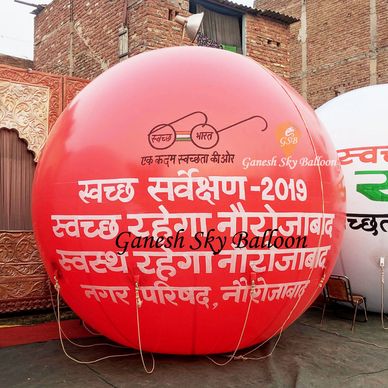 Survekshan Campaign Sky Balloon, Sky Balloon Manufacturers, Advertising Balloon Manufacturers.