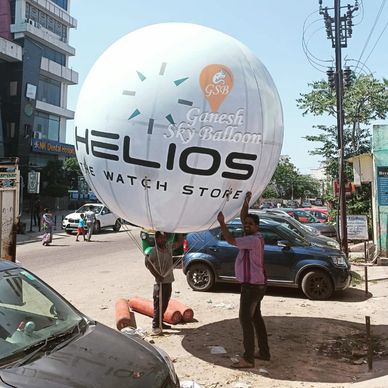 Helios Advertising Sky Balloon. Kidzee School Sky Balloon, Kidzee Promotional Sky Balloon, Balloons.