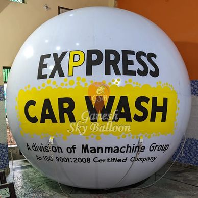 Sky Balloon, Advertising Sky Balloon Manufacturer in Delhi, Exppress Car Wash Advertising Balloon.