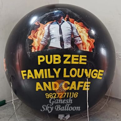 Cafe Advertising Balloon, Sky Balloon Manufacturers in Haryana, Advertising Sky Balloon, Balloon.