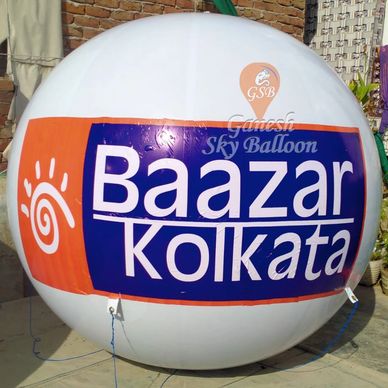 Air Balloon Advertising, Outdoor Sky Balloon For Baazar Kolkata, Baazar Kolkata Promotional Balloon