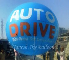 Advertising Sky Balloons for Auto Drive car service center in Faridabad