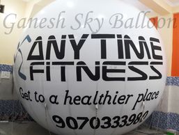 Fitness Advertising Balloons, Anytime Fitness advertising balloon for Jammu, Sky Balloon Manufacture