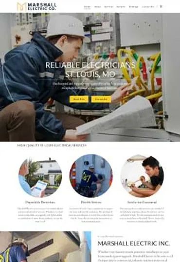 Website builder for electricians