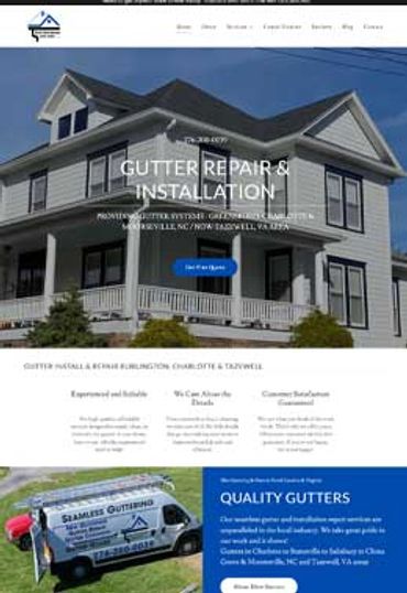 website builder for gutter cleaning