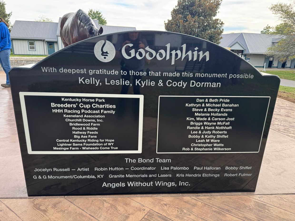 Temporary Plaques show how donors are honored. Final plaques installed when fundraising is done.