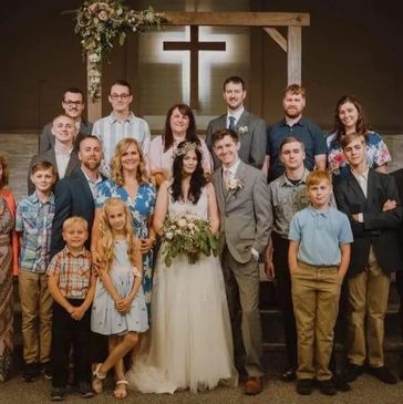 Scott Moffat's Family at a Wedding